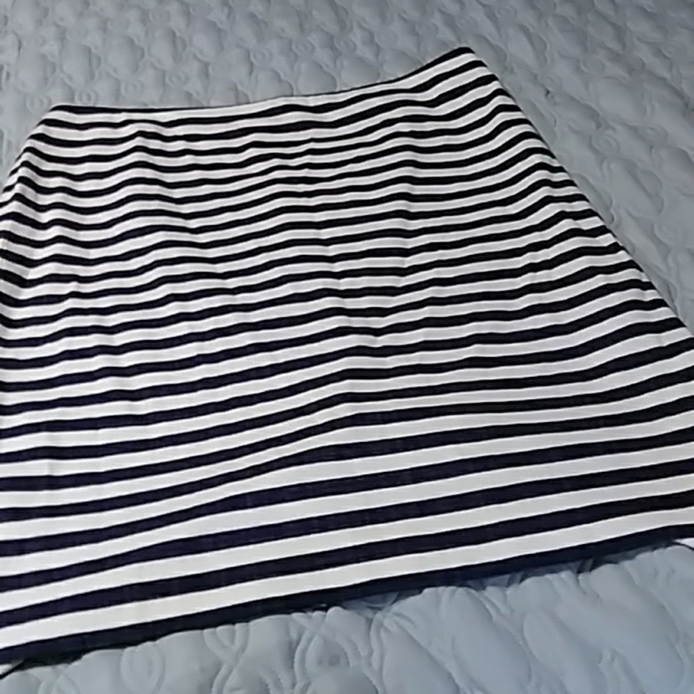 Talbot's 100% Cotton Striped Skirt